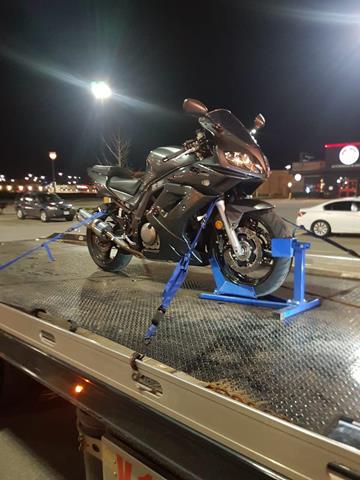 Motorbikes Safe Towing by Tow Master from North York