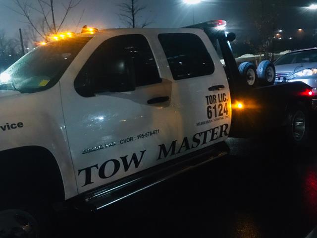 Tow Master Truck Parked in Office parking area in etobicoke