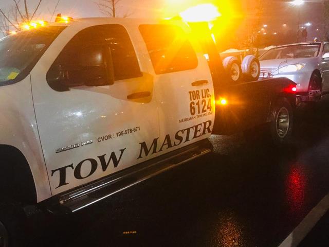 Tow Master Truck again Parked in Office parking area in scarborough