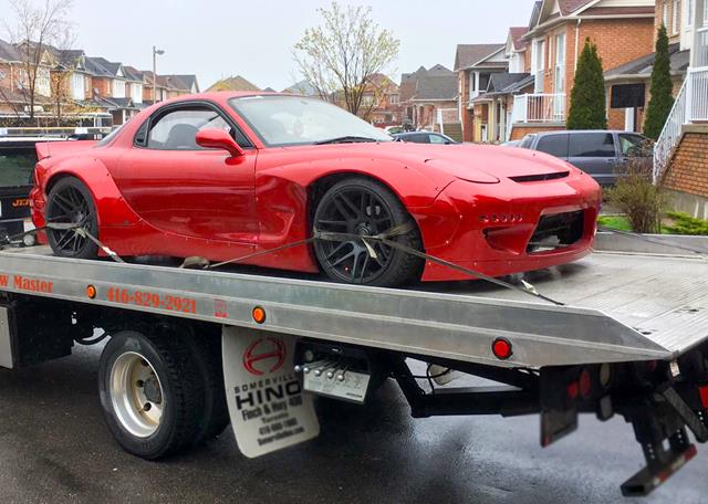 Sports Super Car Safe Towing by Tow Master in north York
